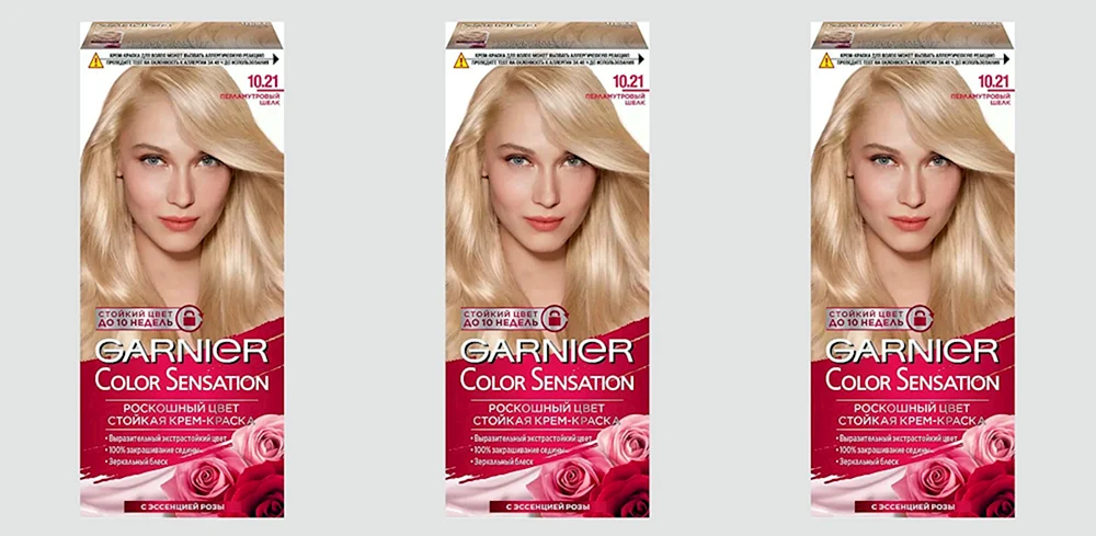 Perlblond Haarfärbung
