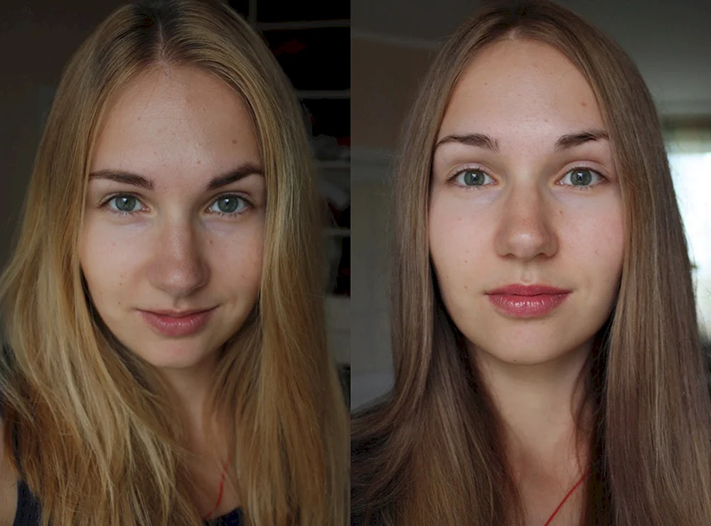 Dunkelblondes Haar färben