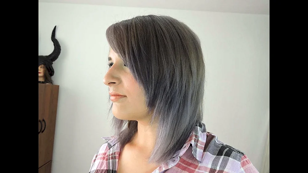 Graphit Haarfarbe
