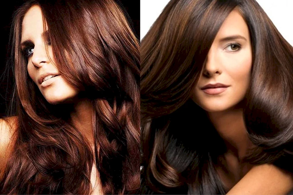 Goldbraune Haare