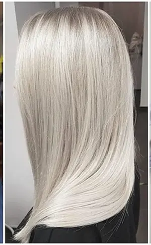 Haarfarbe platinblond aschig