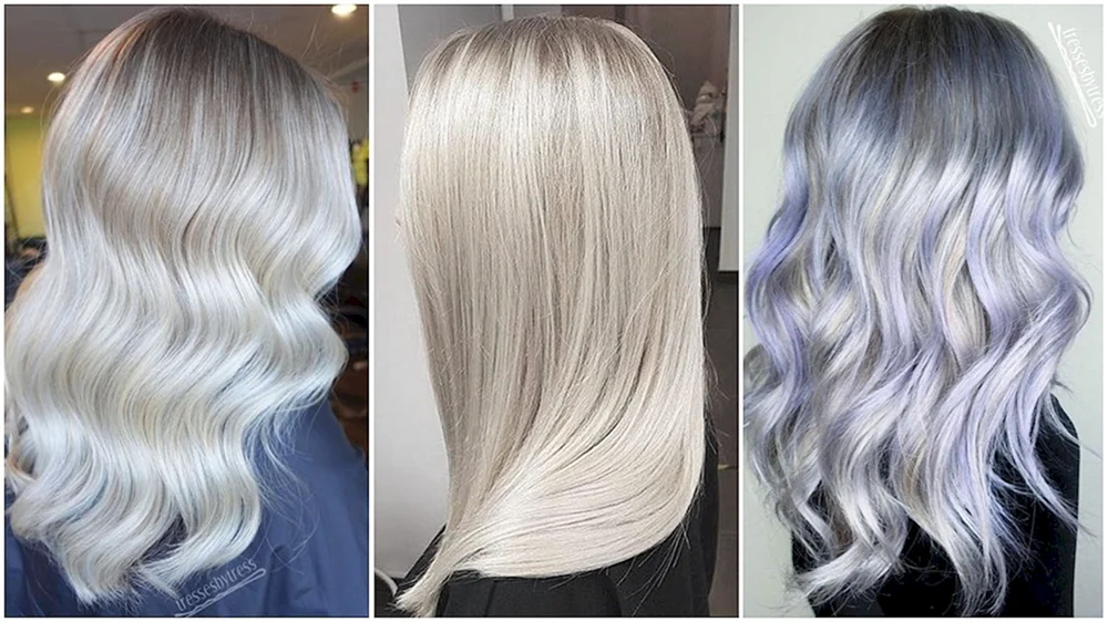 Haarfarbe platinblond aschig
