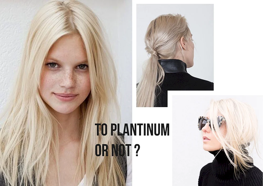 Skandinavisch blonde Haarfarbe