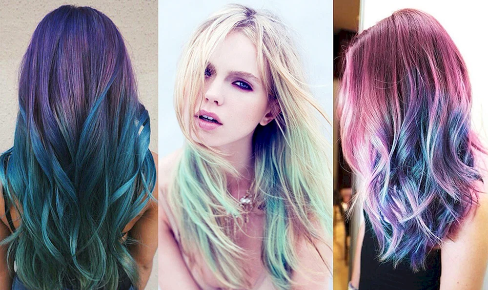 Farbiges Ombré
