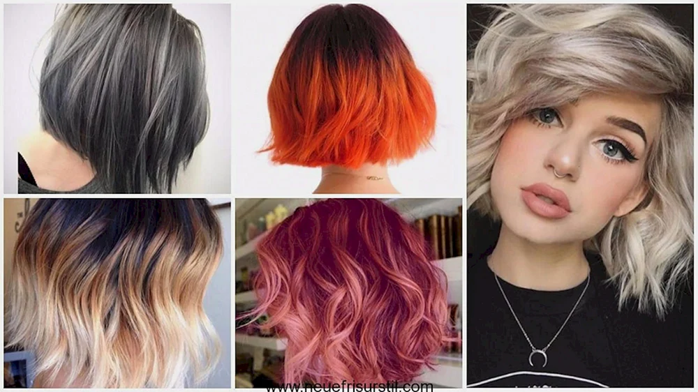 Mädchen mit türkisem Haar