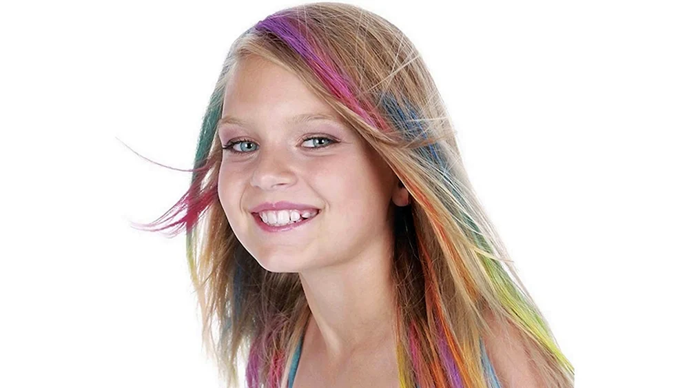 Färben auf langem Haar