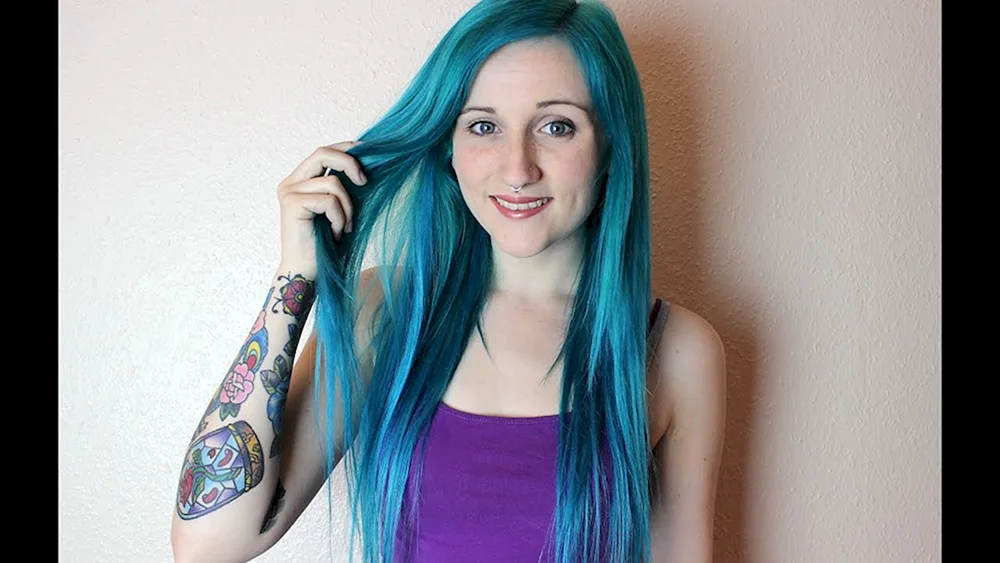 Farbige Haare