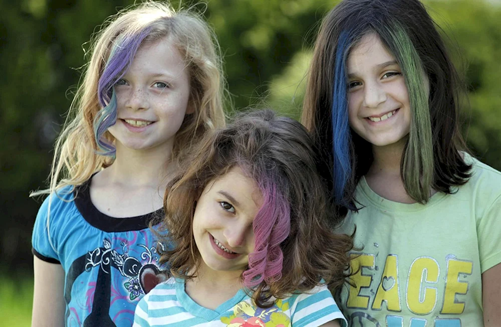 Farbige Haare für Kinder