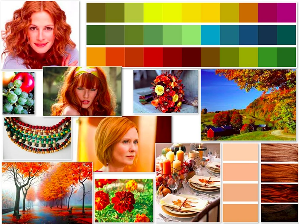 Herbst Farbpalette