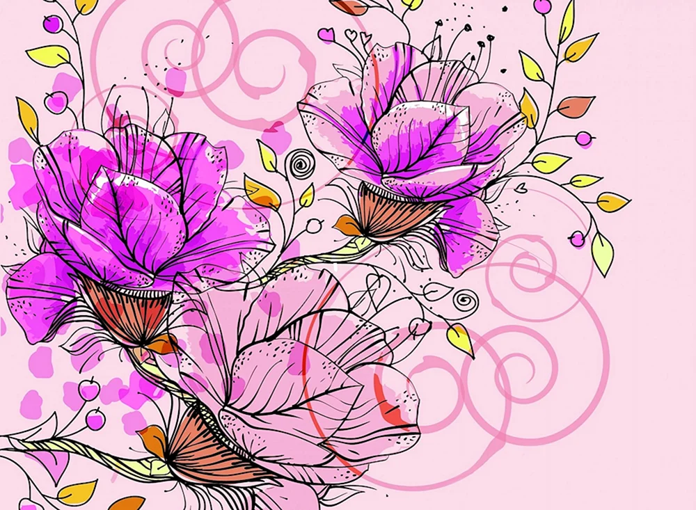 Blumen abstrakt