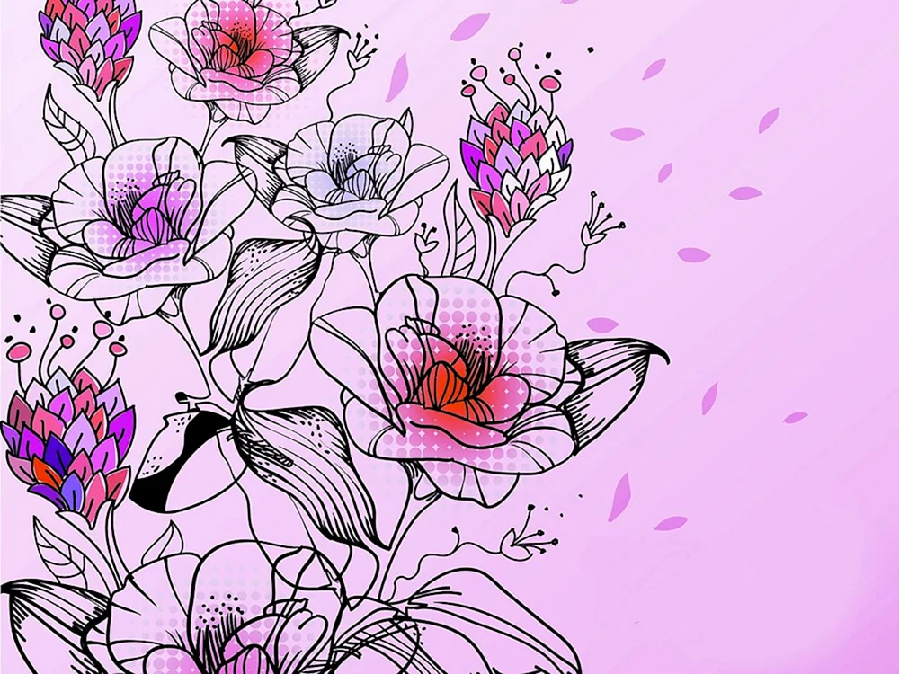Blumen abstrakt