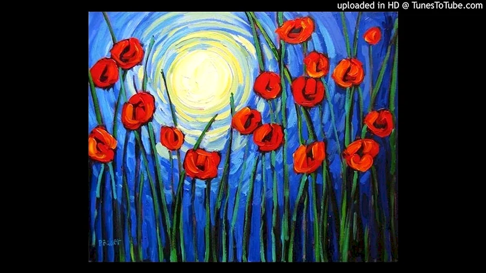 Blumen mit Farben