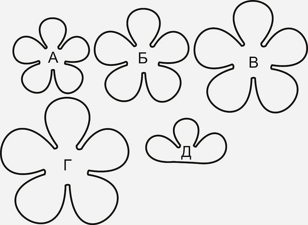 Blumen. Ausmalen