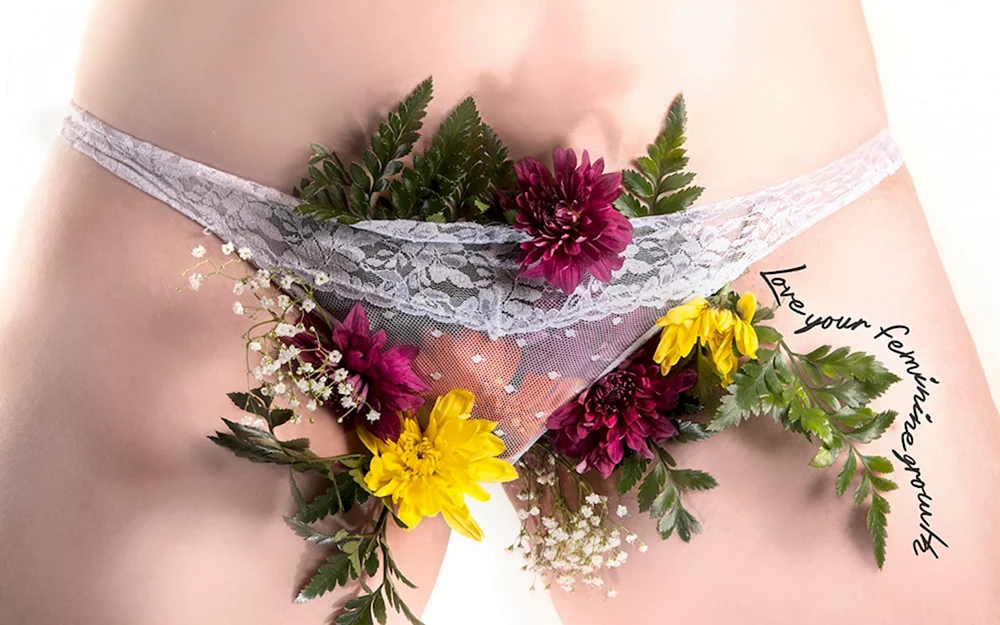 Blumen im Höschen