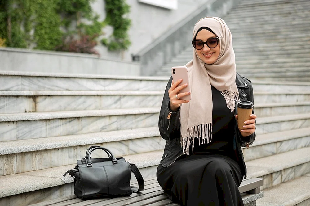 Türkische Frauen auf der Straße