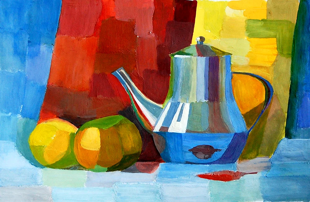 Ioganson Lyceum Stilleben Aquarell