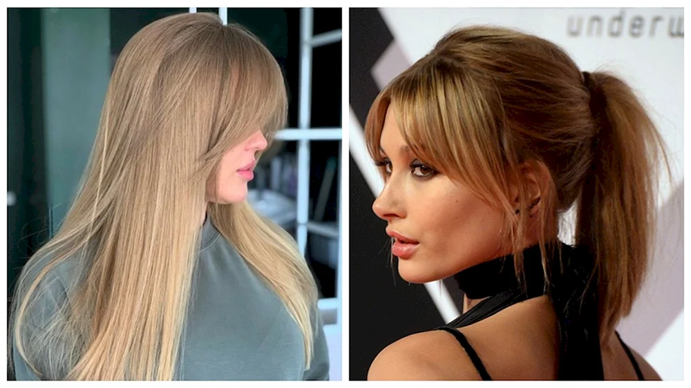 Lange Fransen für lange Haare