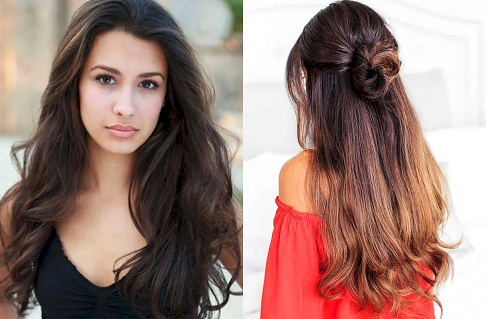 Styles für lange Haare Langes Haar