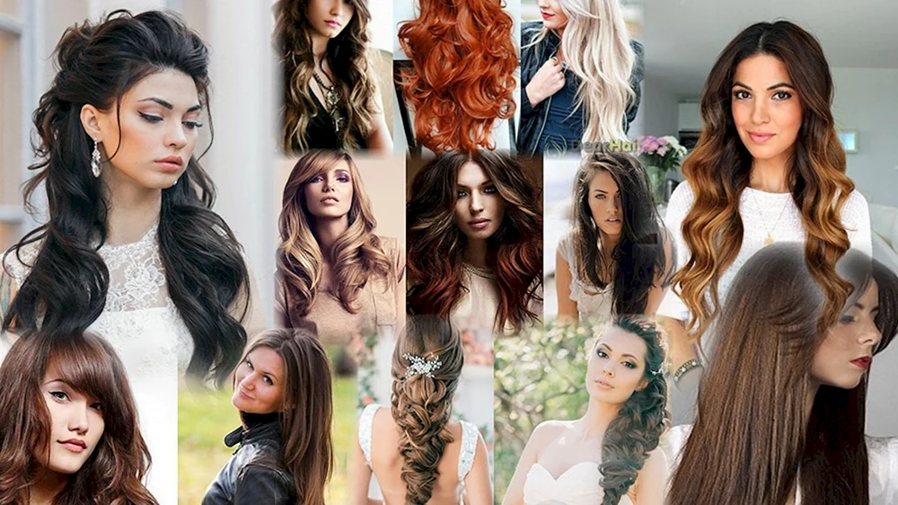 Langes Haar Styling