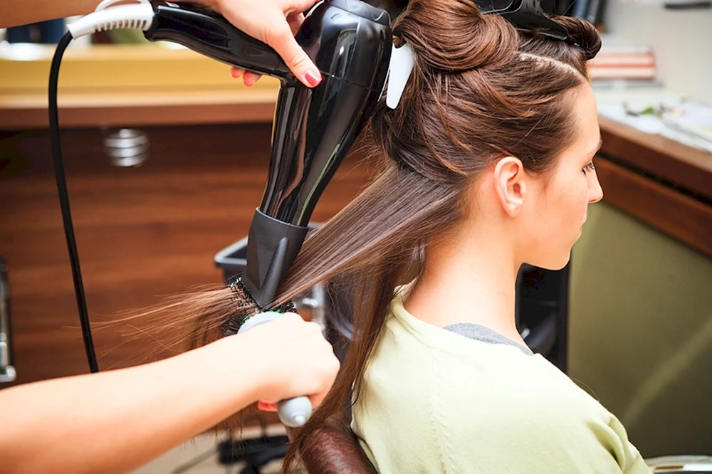 Haartrocknen für kurzes Haar