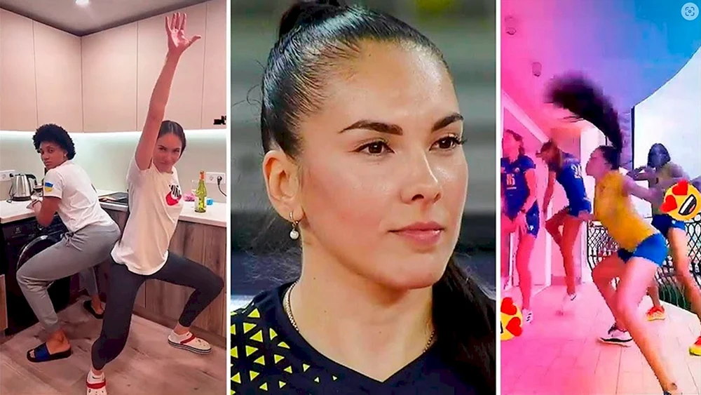 Ukrainische Volleyballspielerin Yulia