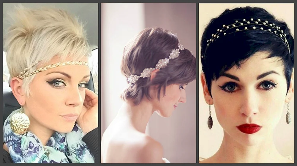 Schmuck für kurzes Haar