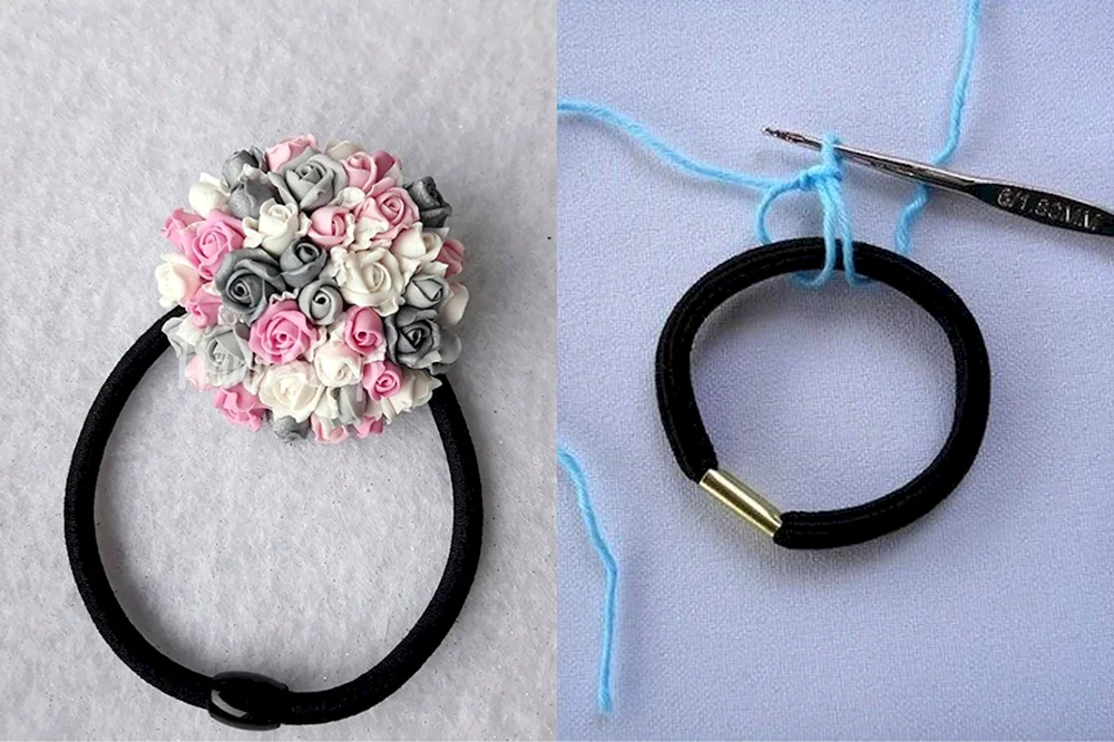 Ringe für Haarbänder