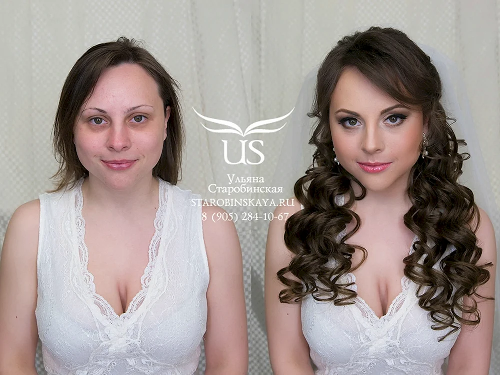Make-up für volle Mädchen