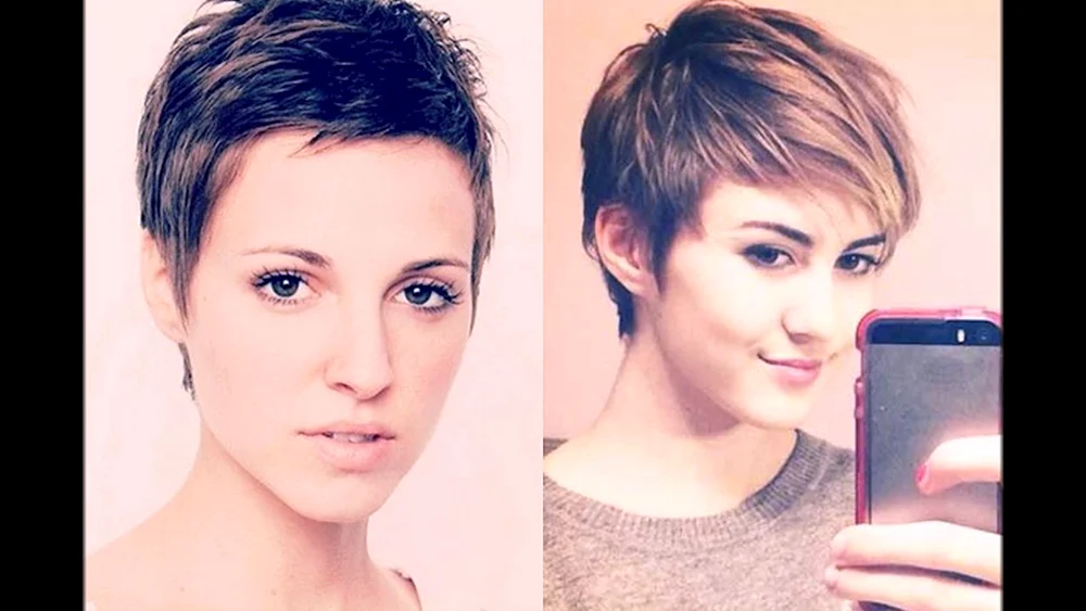 Ultrakurzer Pixie Haarschnitt