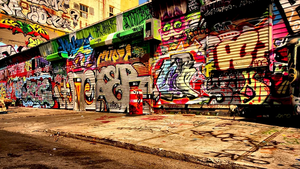 Graffiti an der Wand