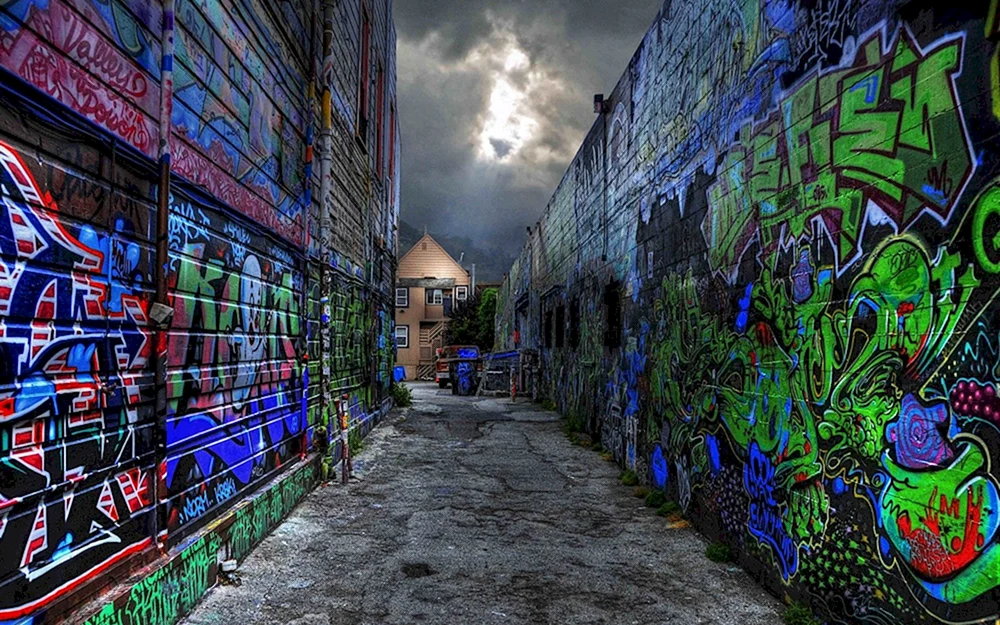 Graffiti an der Wand