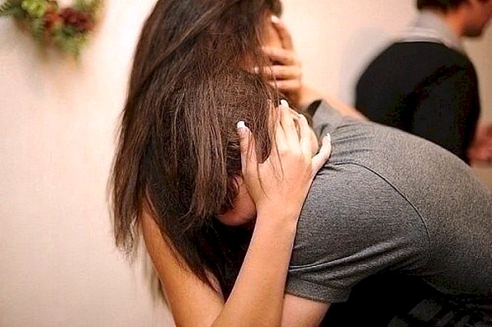 In die Haare fassen