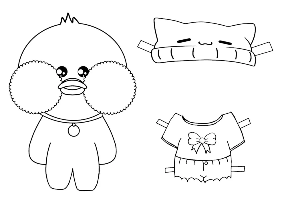 Doodle lalafanfan mit Zecke aktuelles Papierentenspielzeug