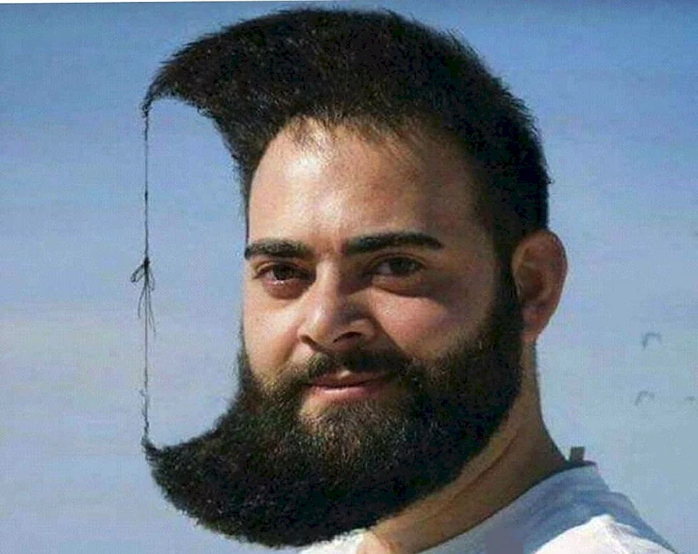 Witzige Männerfrisuren
