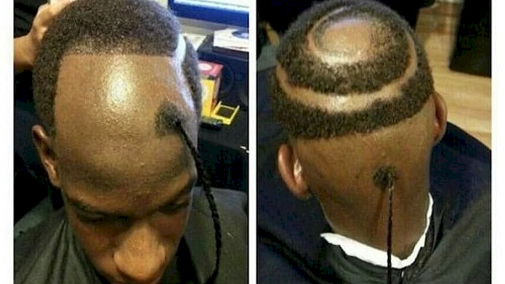 Lustige Haarschnitte