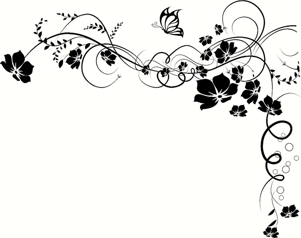 Muster und Blumen