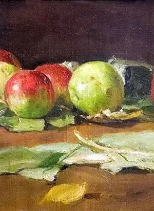 Valentin Serov Äpfel und Blätter