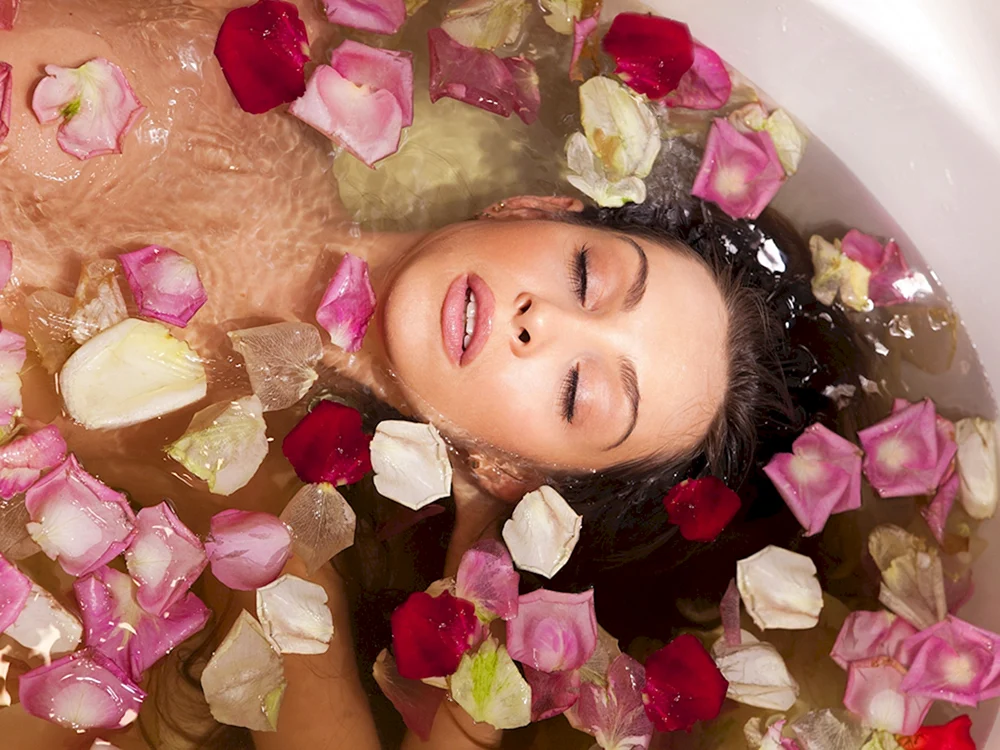 Wanne mit Blumen