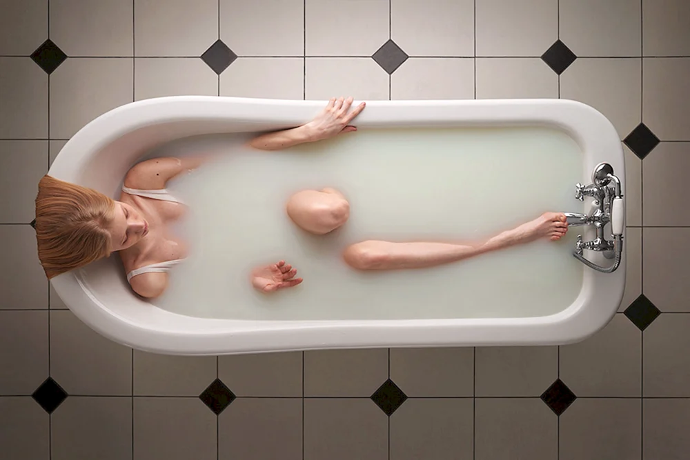 Badewanne mit Schaum