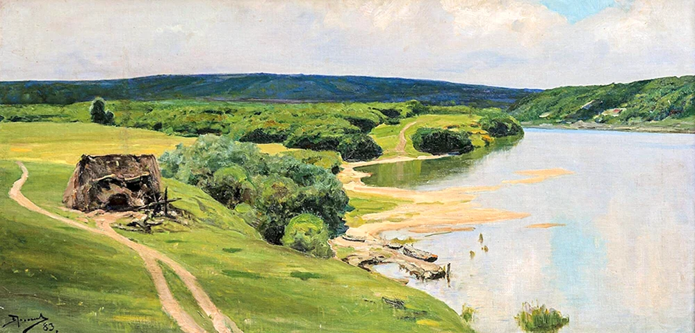 Vasily Polenov „überwucherter Teich“ 1879