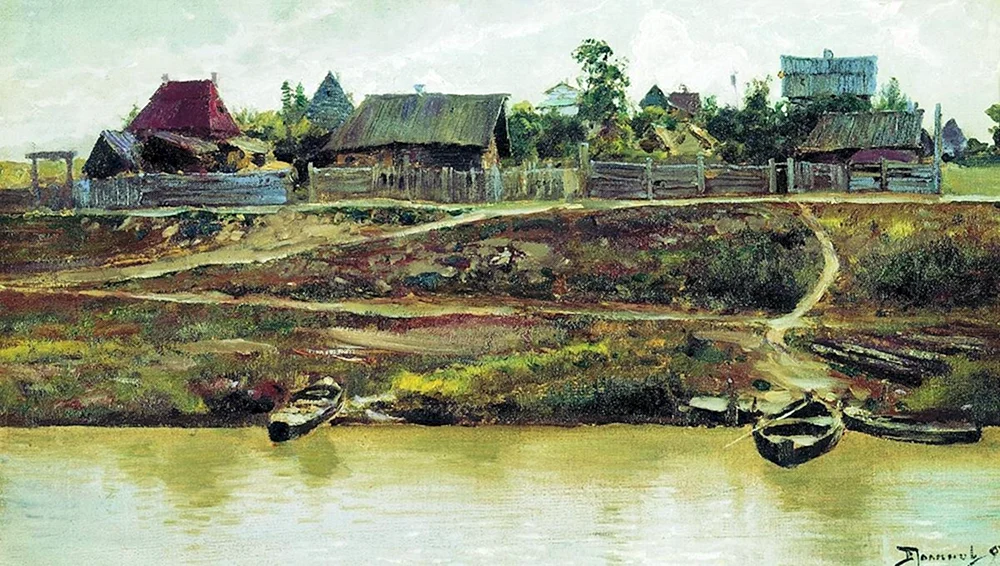 Vasily Polenov Fluss Oyat