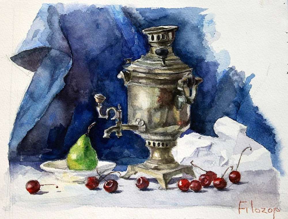 Carpan Alexander Aquarell Stillleben