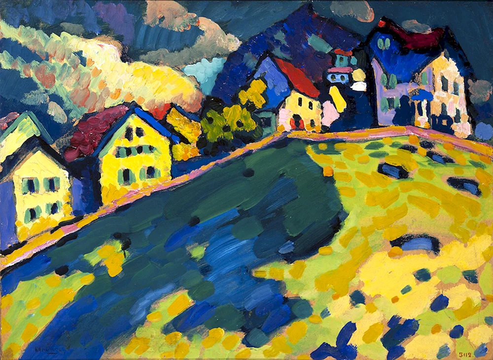 Wassily Kandinsky „Murnau. Sommerlandschaft"