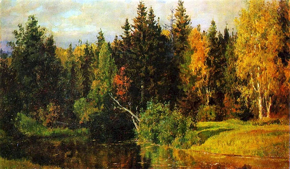 Vasily Polenov Fluss Oyat