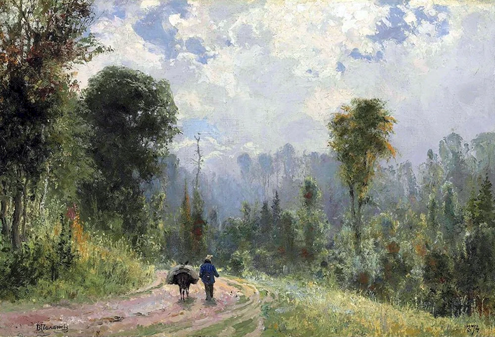 Vasily Polenov Frühschnee
