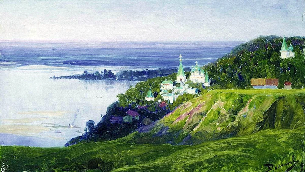 Vasily Polenov Flusslandschaft