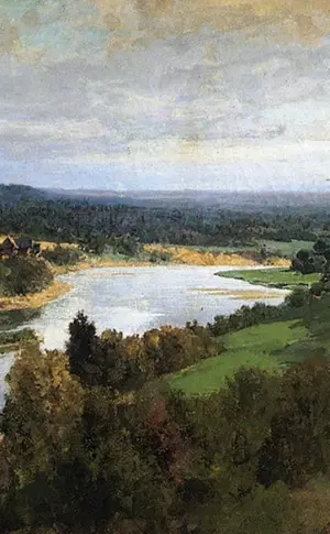 Vasily Polenov Fluss Oyat