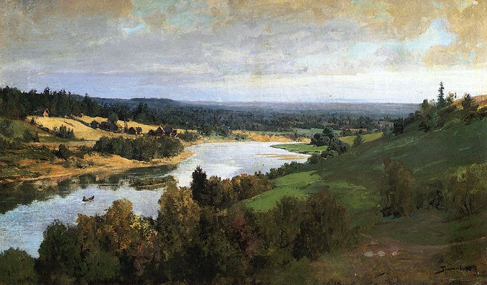 Vasily Polenov Fluss Oyat