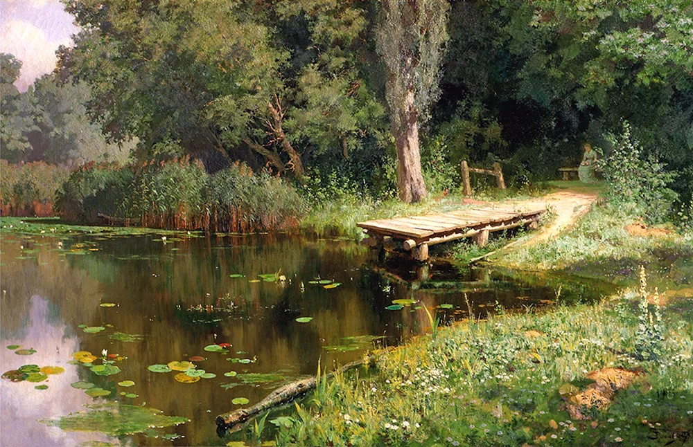 Polenov Teich in Abramtsevo 1883