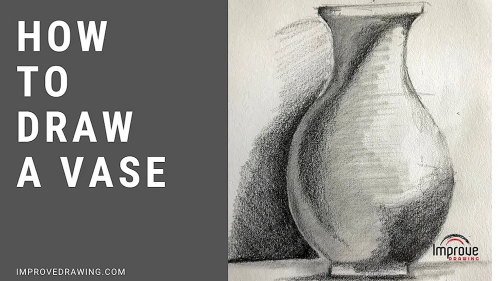 Vase mit Bleistift